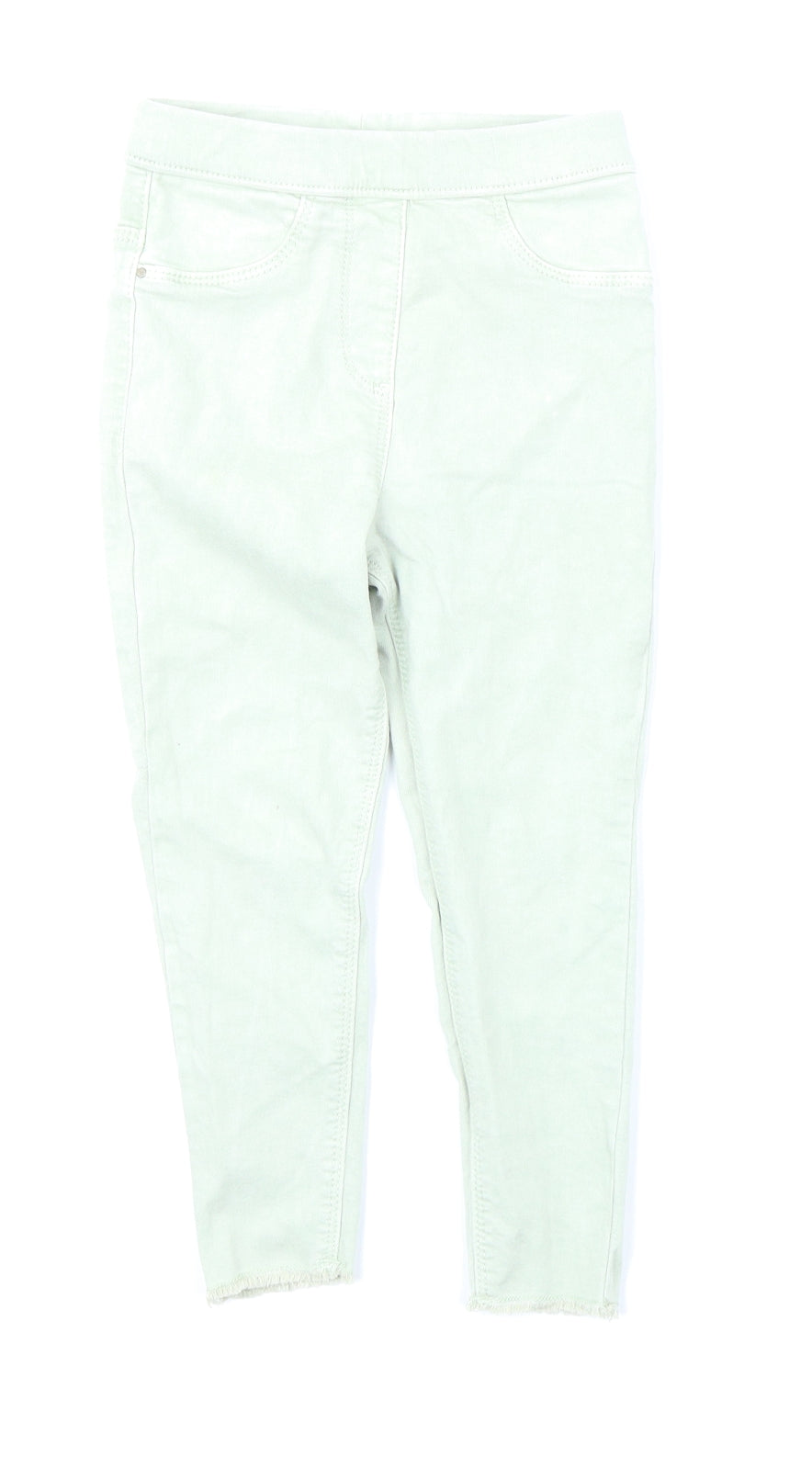 George Girls Green  Denim Jegging Jeans Size 4-5 Years