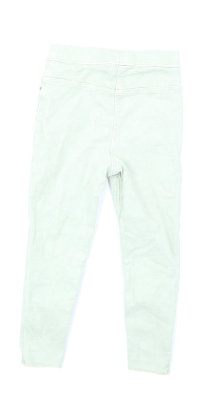 George Girls Green  Denim Jegging Jeans Size 4-5 Years
