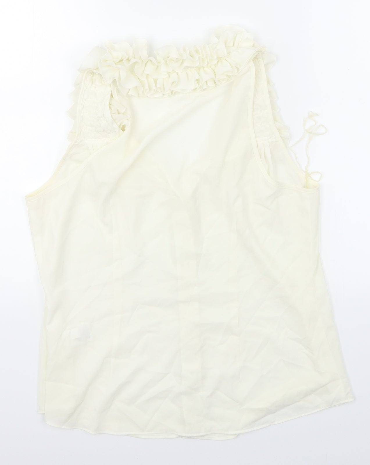 Womens UK Size L Spense White Basic Blouse