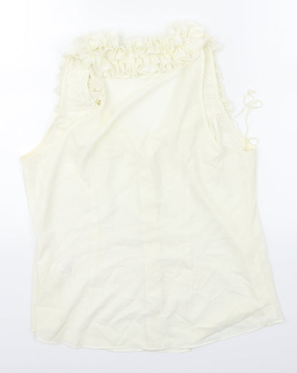 Womens UK Size L Spense White Basic Blouse
