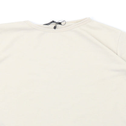 Womens UK Size 12 I SAW IT FIRST Beige Basic T-Shirt