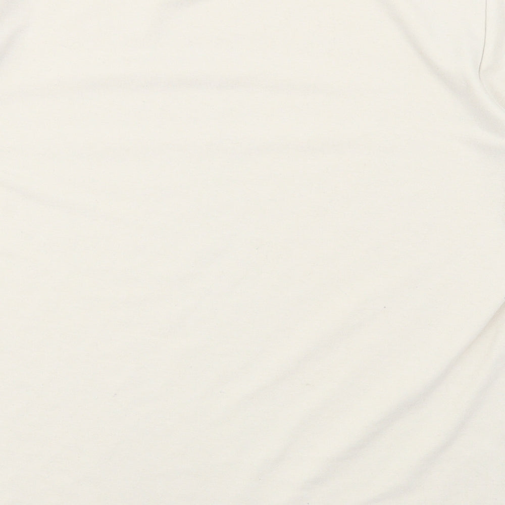 Womens UK Size 12 I SAW IT FIRST Beige Basic T-Shirt