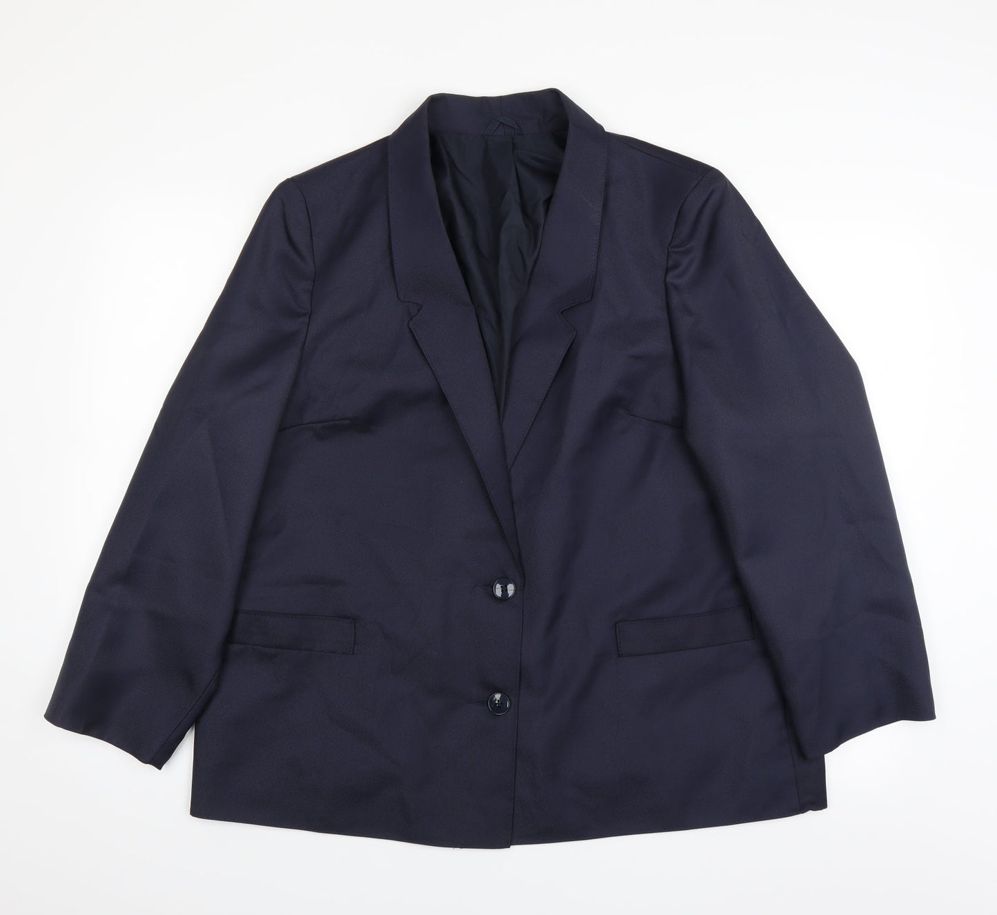 A&V Fashions Mens Blue   Jacket Suit Jacket Size 42