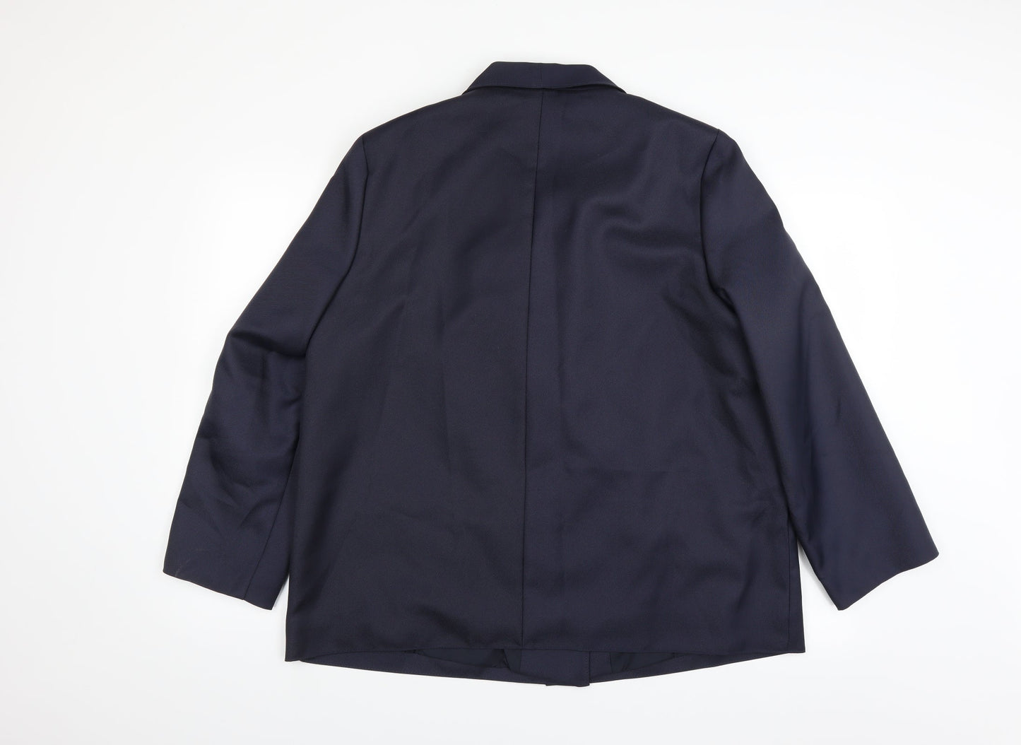 A&V Fashions Mens Blue   Jacket Suit Jacket Size 42