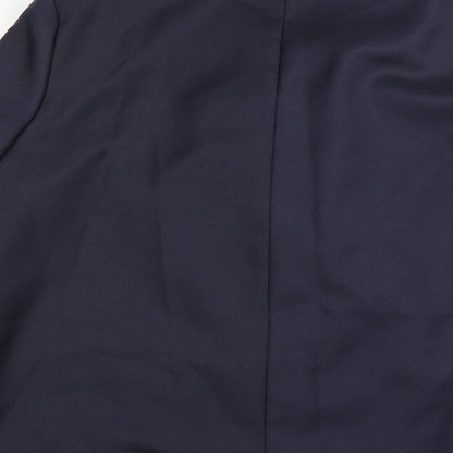 A&V Fashions Mens Blue   Jacket Suit Jacket Size 42