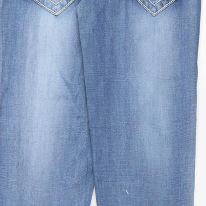 Womens UK Size 32 in Preworn Slim Fit Skinny Blue Jeans