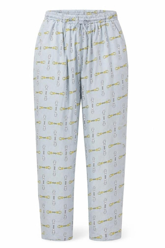 Womens UK Size 10 PRETTYLITTLETHING Regular Fit  Blue Trousers