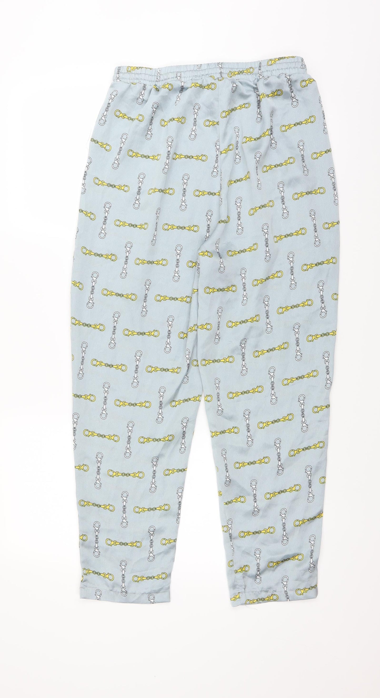 Womens UK Size 10 PRETTYLITTLETHING Regular Fit  Blue Trousers