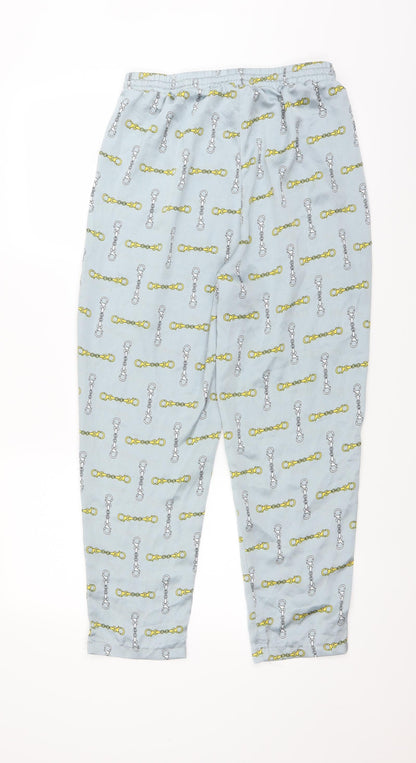 Womens UK Size 10 PRETTYLITTLETHING Regular Fit  Blue Trousers