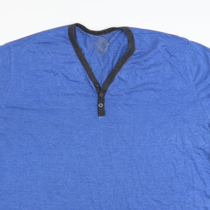 Womens UK Size 2XL Burton Blue Basic T-Shirt