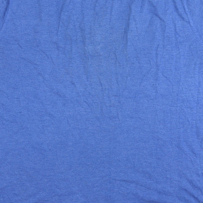 Womens UK Size 2XL Burton Blue Basic T-Shirt