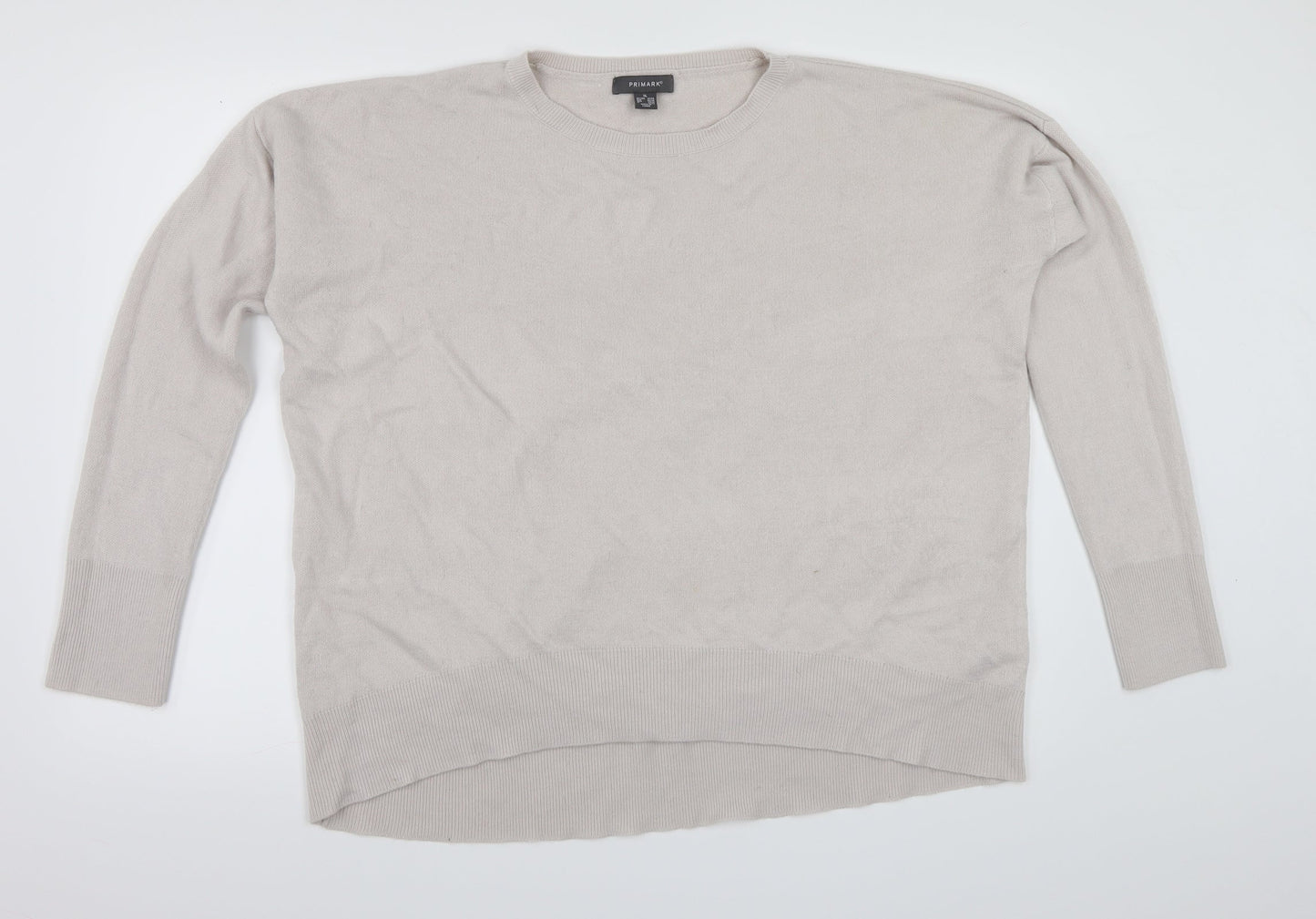 Primark Womens Ivory   Pullover Sweatshirt Size 18
