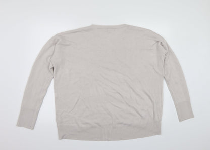 Primark Womens Ivory   Pullover Sweatshirt Size 18