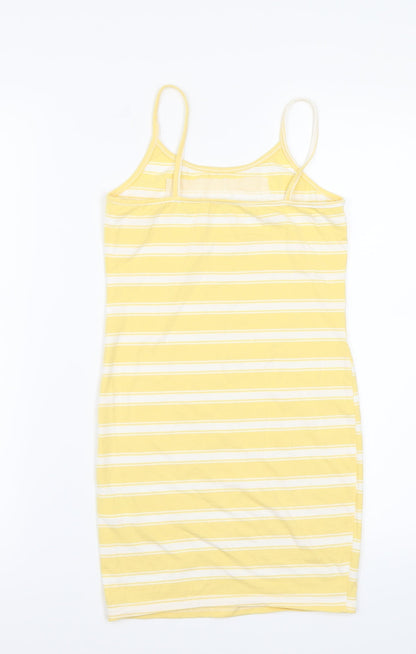 SHEIN Girls Multicoloured Striped  Basic Tank Size 8-9 Years