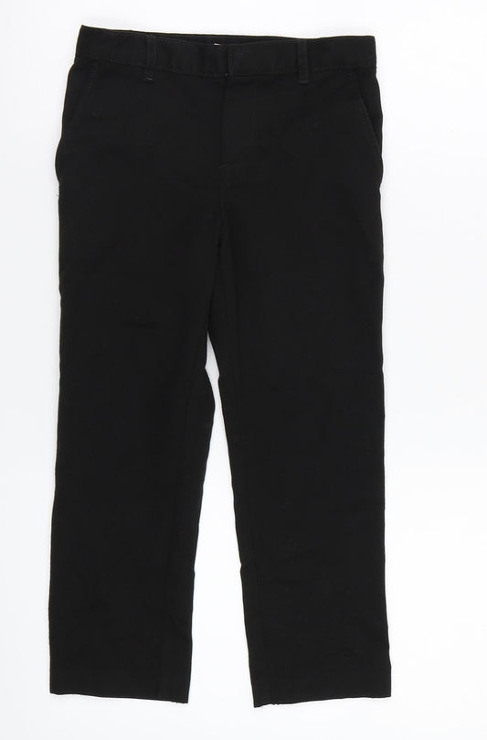 George Boys Black    Trousers Size 5-6 Years