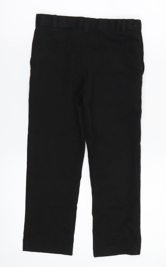 George Boys Black    Trousers Size 5-6 Years