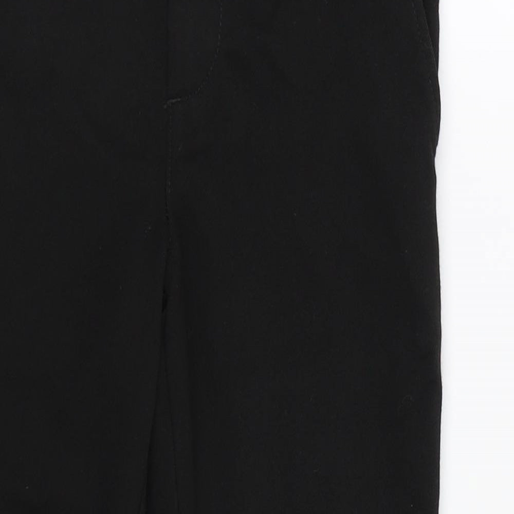 George Boys Black    Trousers Size 5-6 Years
