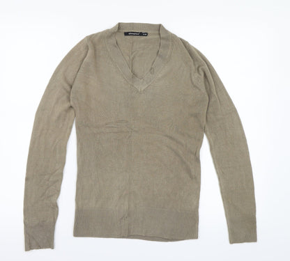 Atmosphere Womens Beige   Pullover Jumper Size 8