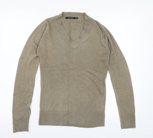 Atmosphere Womens Beige   Pullover Jumper Size 8