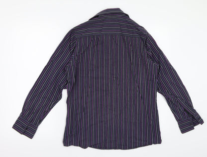 F&F Mens Multicoloured Striped   Button-Up Size S