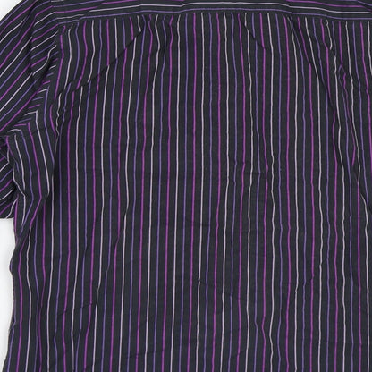 F&F Mens Multicoloured Striped   Button-Up Size S