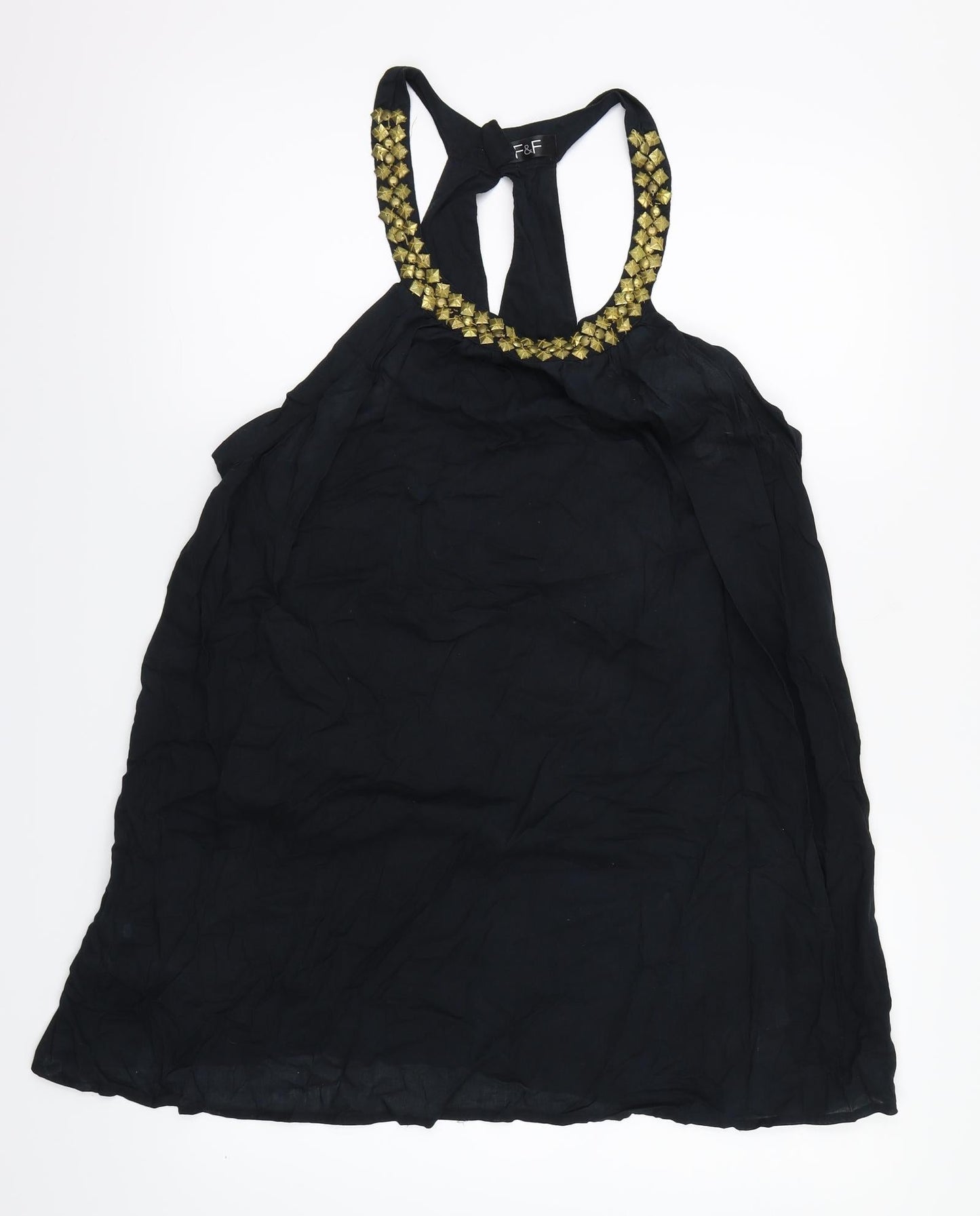 F&F Womens Black   Basic Tank One Size