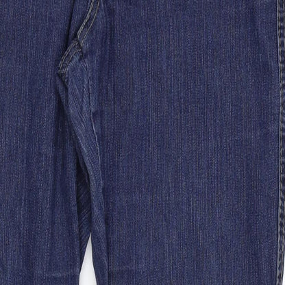 Denim & Co. Womens Blue  Denim Skinny Jeans Size 8 L29 in