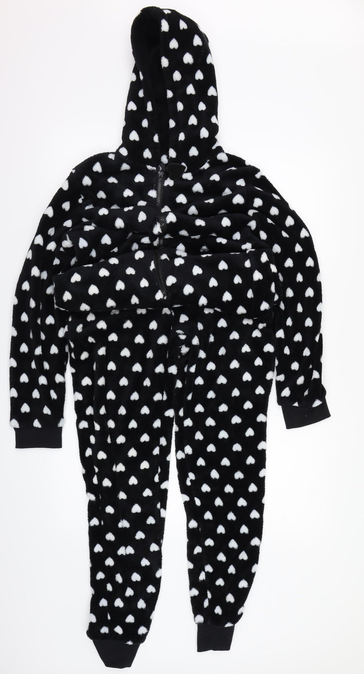 Primark Womens Black Polka Dot  Coverall Outfit/Set Size 6 L30 in