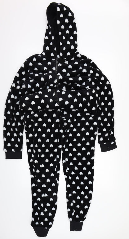 Primark Womens Black Polka Dot  Coverall Outfit/Set Size 6 L30 in