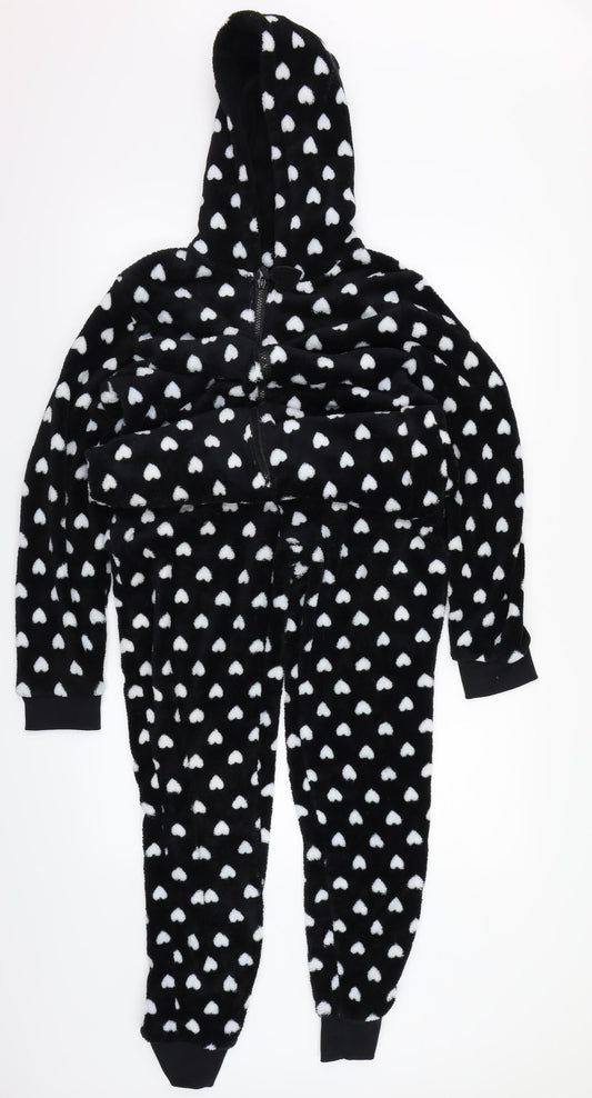 Primark Womens Black Polka Dot  Coverall Outfit/Set Size 6 L30 in