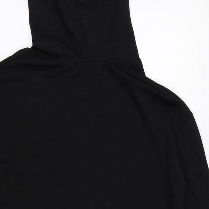 Topshop Womens Black   Pullover Hoodie Size 6