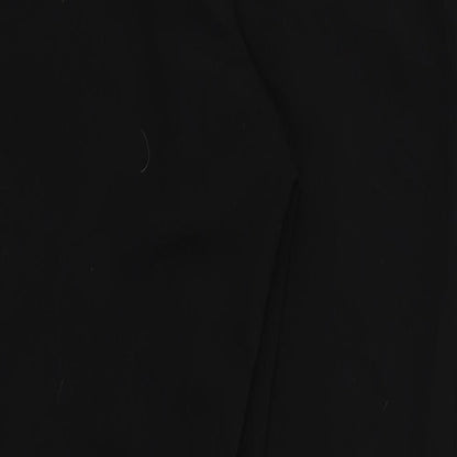 Womens UK Size 16 Preworn Regular Fit  Black Trousers