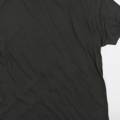 Mens UK Size L Cedar Wood State Green  T-Shirt