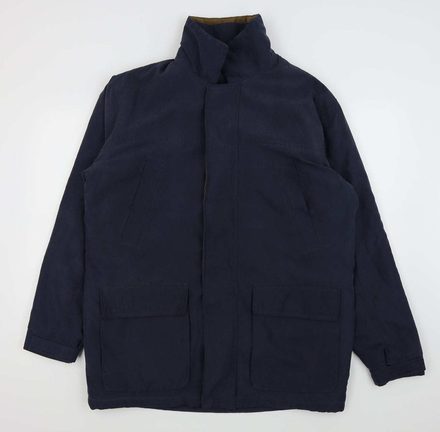 Mens UK Size M Kingston Blue Rain Coat