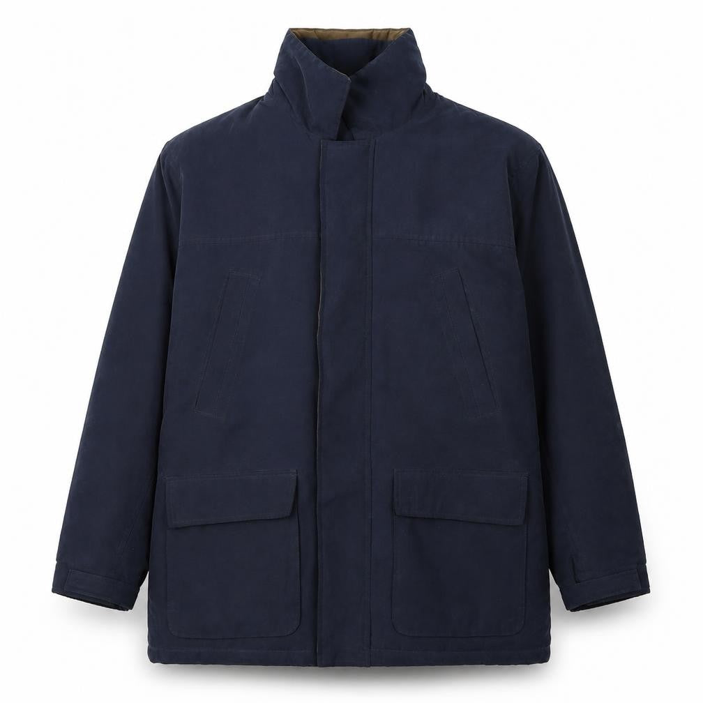 Mens UK Size M Kingston Blue Rain Coat