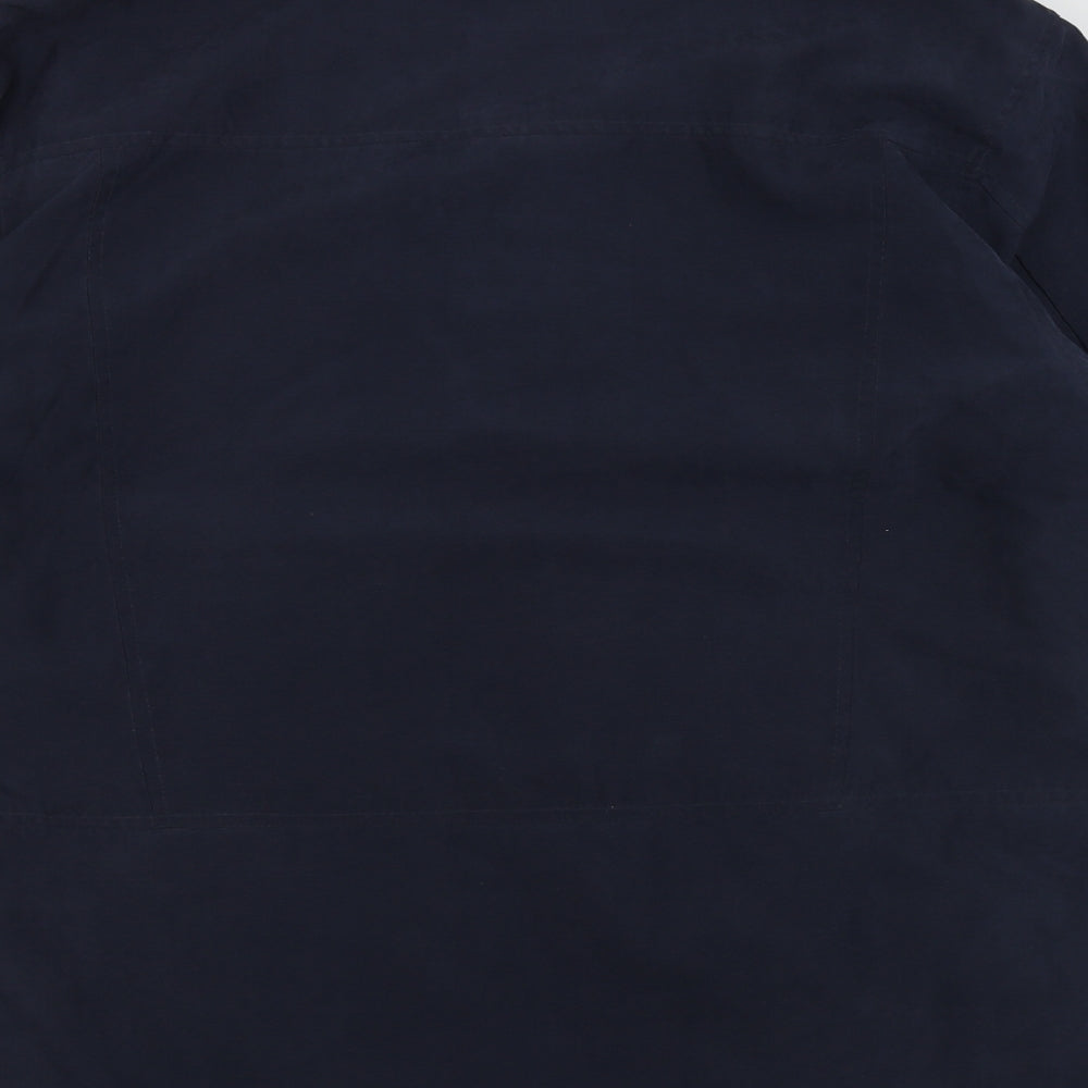 Mens UK Size M Kingston Blue Rain Coat