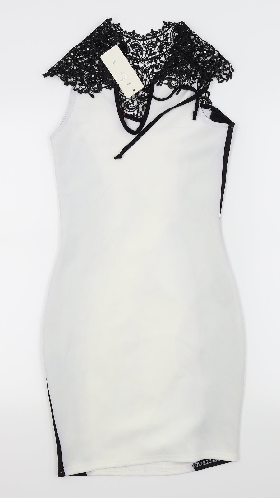 ayanapa Womens White   Fit & Flare  Size 10