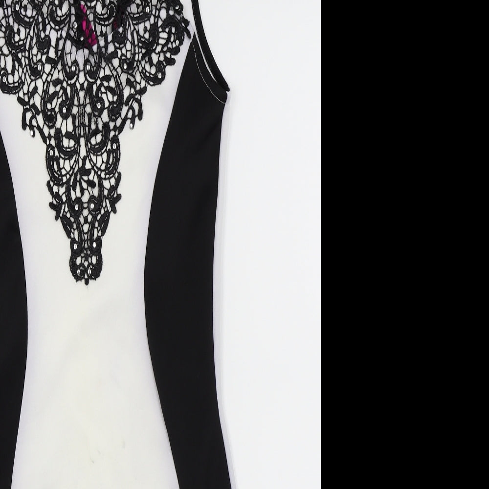 ayanapa Womens White   Fit & Flare  Size 10