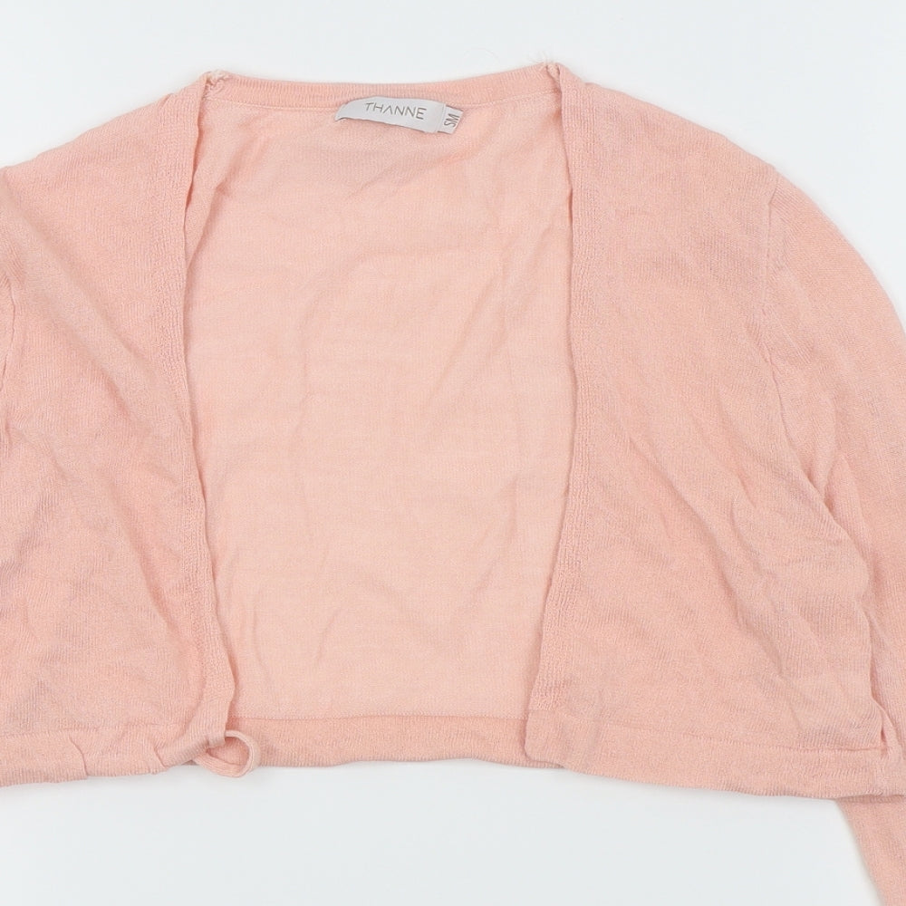 thanne Womens Pink   Cardigan Jumper Size S