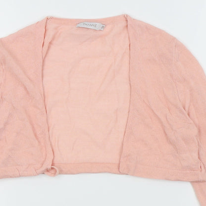 thanne Womens Pink   Cardigan Jumper Size S