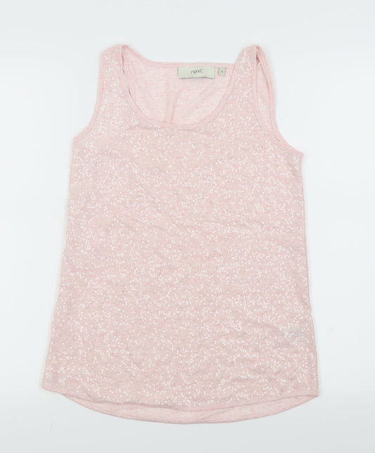 Womens UK Size 8 NEXT Pink Camisole Tank