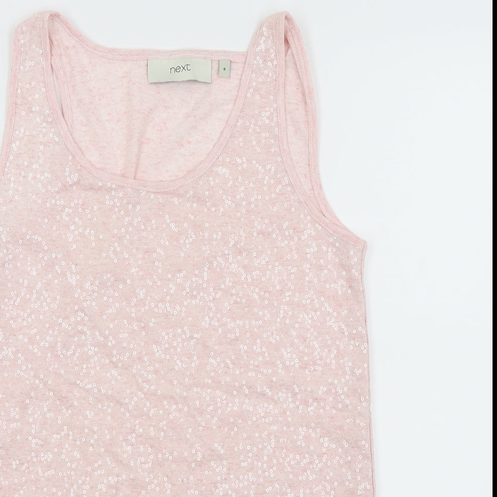 Womens UK Size 8 NEXT Pink Camisole Tank