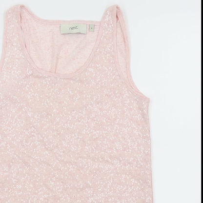 Womens UK Size 8 NEXT Pink Camisole Tank