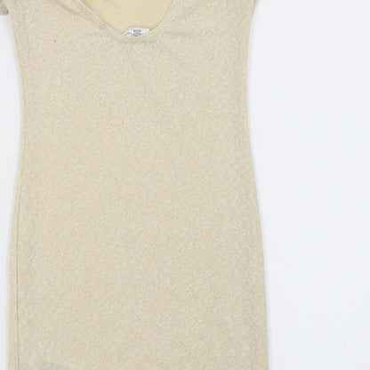 New Look Womens Beige   Pencil Dress  Size 14