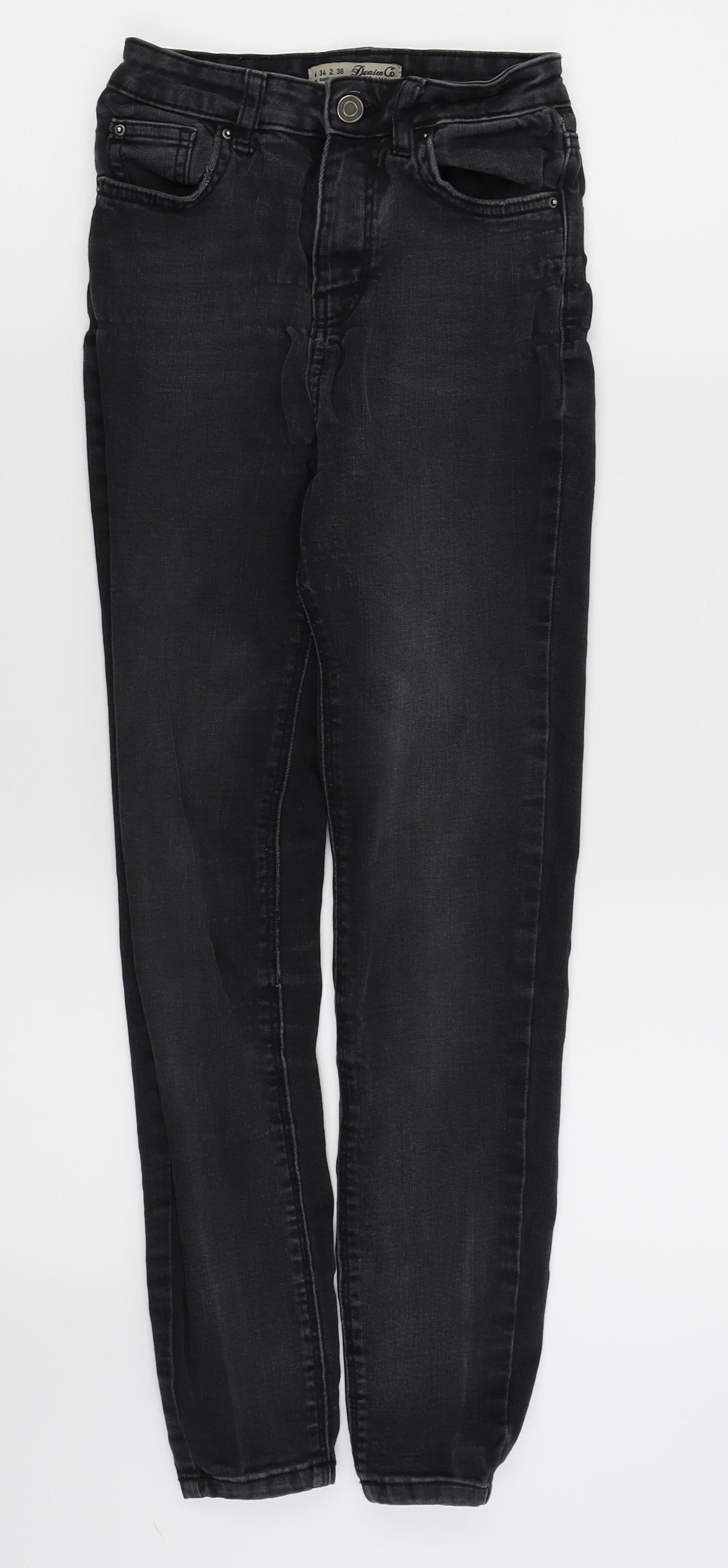 Womens UK Size 6 denim and co Regular Fit Skinny Black Jeans