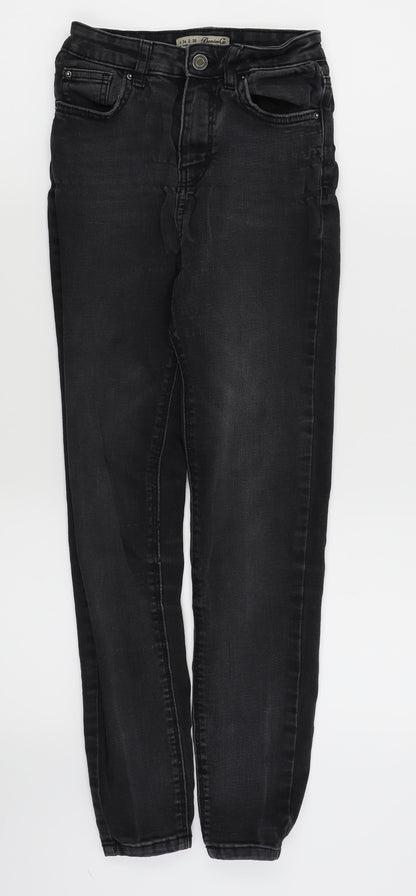 Womens UK Size 6 denim and co Regular Fit Skinny Black Jeans