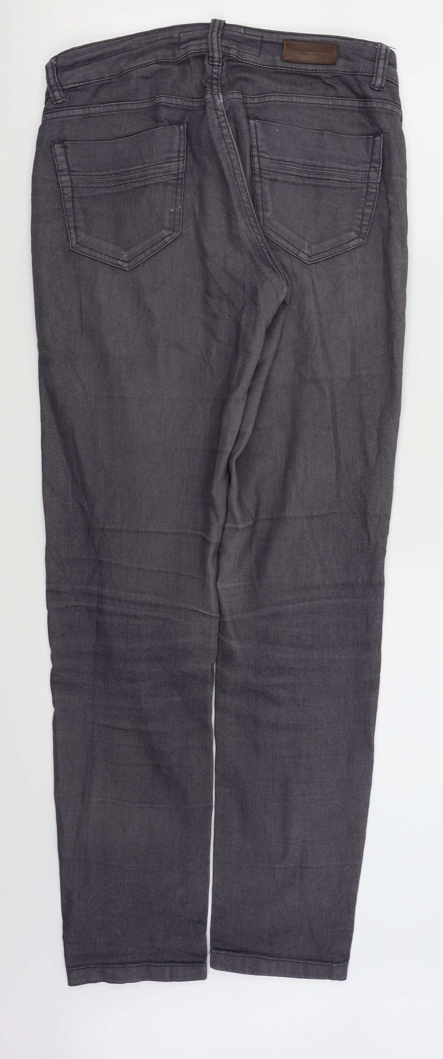 Womens UK Size 8 H&M Regular Fit Skinny Grey Jeans