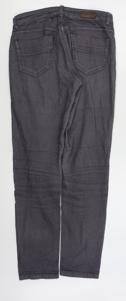 Womens UK Size 8 H&M Regular Fit Skinny Grey Jeans