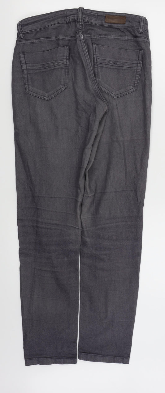 Womens UK Size 8 H&M Regular Fit Skinny Grey Jeans