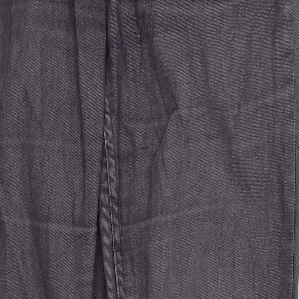 Womens UK Size 8 H&M Regular Fit Skinny Grey Jeans